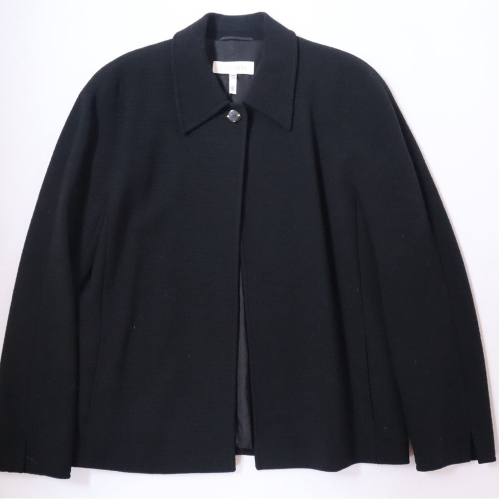 Escada Elegant Black Cape Jacket - image 2